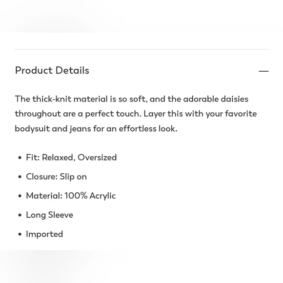 ALTAR'D 3D daisy knit sweater - Picture 10 of 10